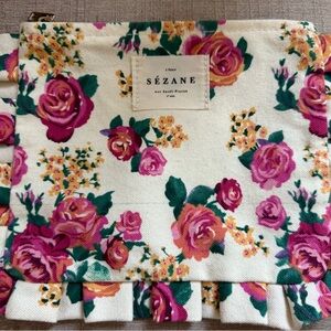 Sézane Floral Clutch / Makeup bag